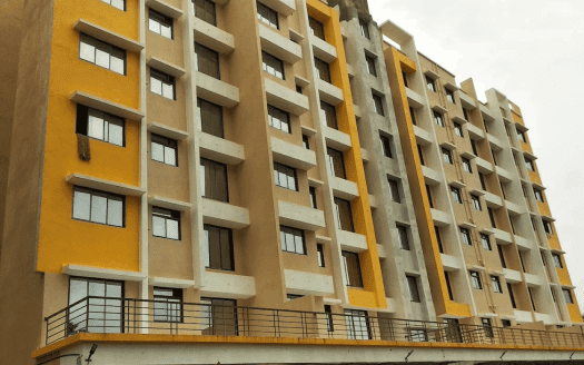 1 BHK flat view from bottom Ambrosia Society Mahim Palghar bank auction